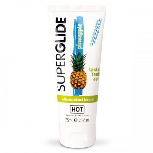 HOT Superglide Edible Lube (Pineapple) 75ml